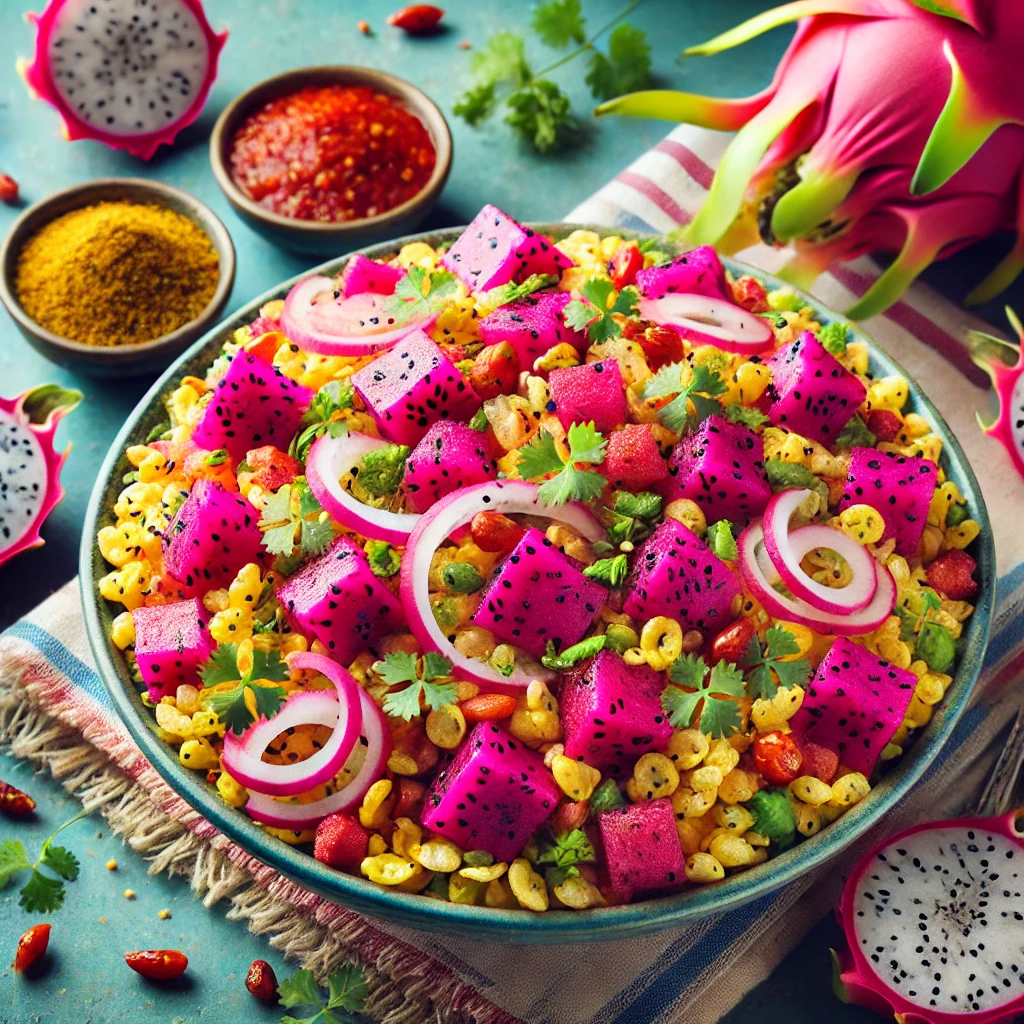 dragon fruit bhel