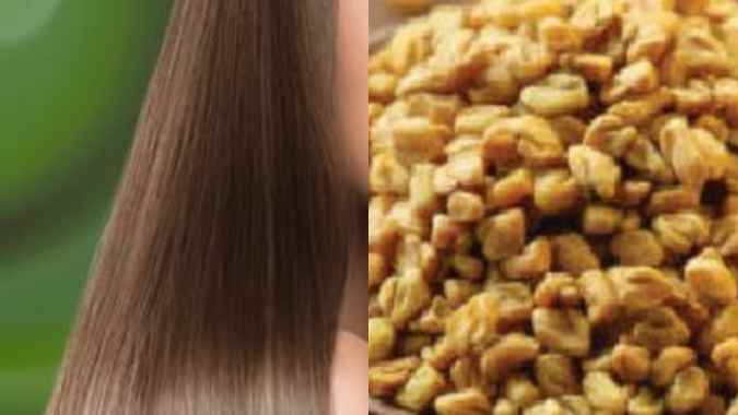 Methi Water for Hair Care